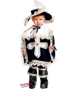Costume carnevale - MOSCHETTIERE PRESTIGE NEONATO